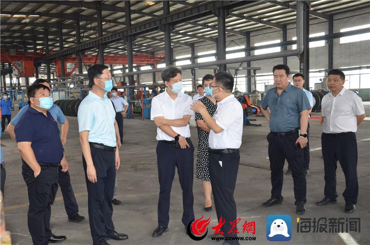 王軍來(lái)陽(yáng)谷調(diào)研電線(xiàn)電纜質(zhì)量提升工作